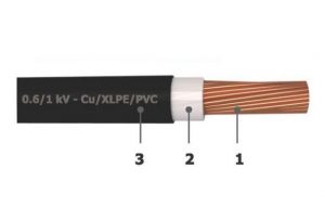 Cáp điện 1 lõi không giáp bảo vệ Goldcup