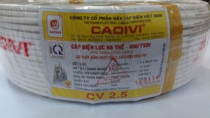 Dây cáp điện Cadivi CV 2.5