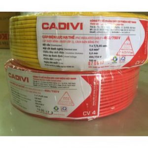 Dây cáp điện Cadivi CV 2x4