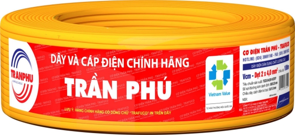 Dây cáp điện Trần Phú chính hãng