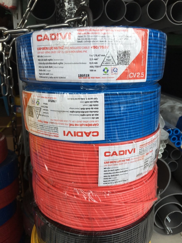 Dây điện 2.5 chịu tải được công suất bao nhiêu
