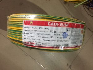 Dây điện Cadisun 1x4mm2