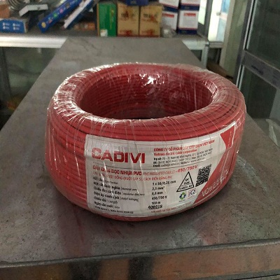 Dây điện Cadivi VCmt 2x4