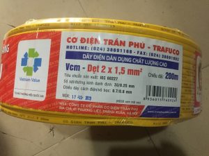 Dây điện Trần Phú VCm 2x1.5
