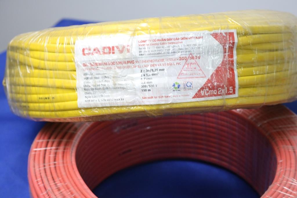 Dây đôi mềm ovan Cadivi 2x1.5