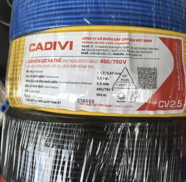 Hướng dẫn chọn mua dây cáp điện 2.5
