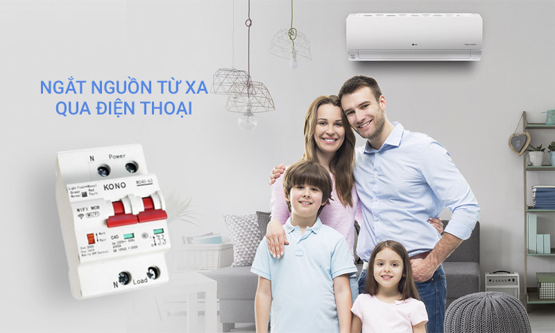 Lắp thiết bị CB Wifi điều khiển từ xa