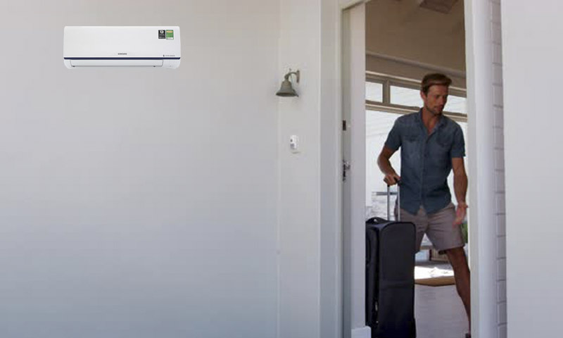 Tắt máy điều hòa trước khi rời khỏi phòng 30 phút