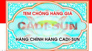 Tem chống hàng giả Cadisun