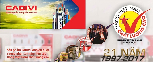 Thương hiệu dây cáp điện Cadivi