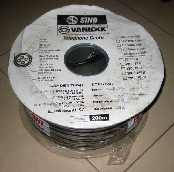 Tìm hiểu về cáp điện thoại